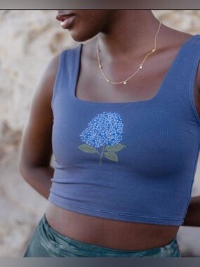 Purusha People Perennial Square Bra Top Size S